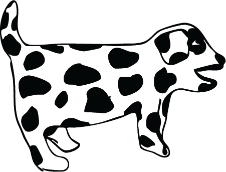 line leader dog logo